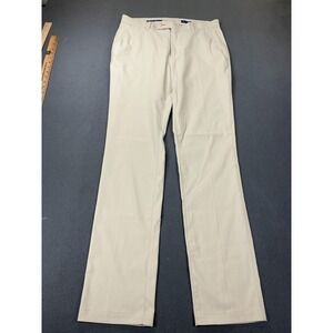 Stitch‎ Pants Mens 32x32 Beige Regular Fit Chino Microfiber Stretch Casual